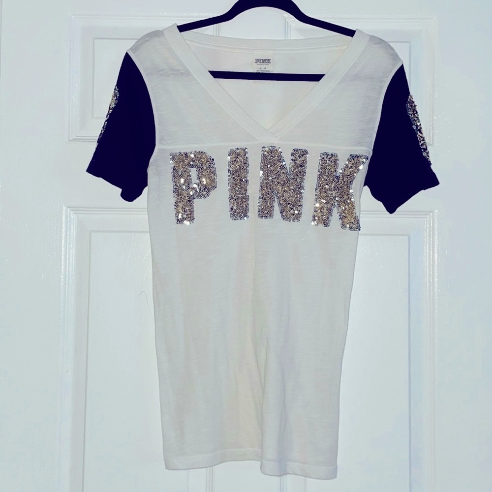 Collegiate VS PINK football Jersey Tee